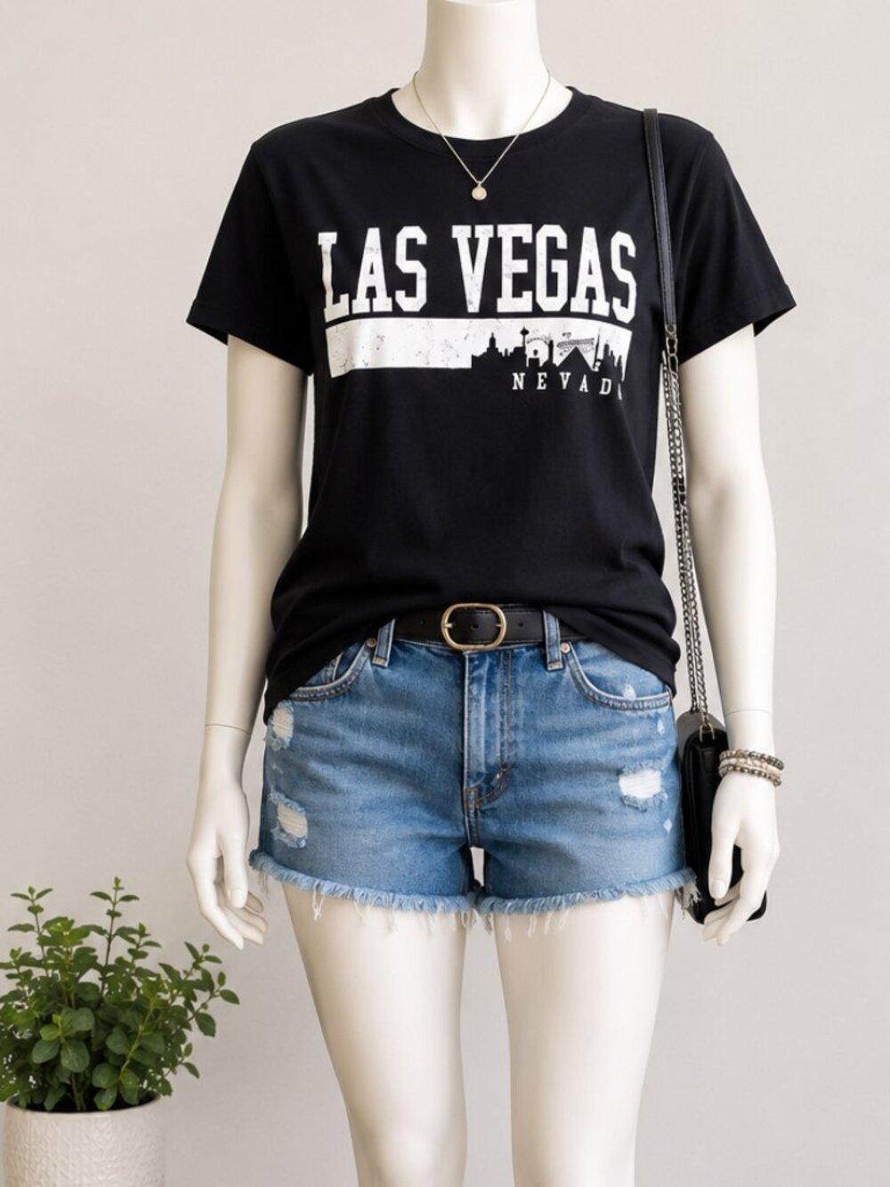 🎰 Las Vegas Graphic Tee | 100% Cotton | Washed, Never Worn